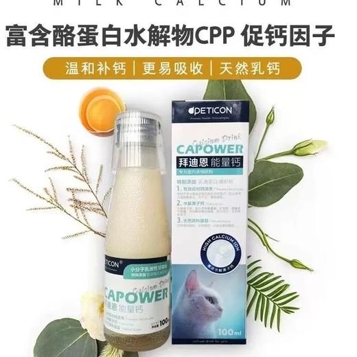 拜迪恩能量钙100ml 犬猫通用 水解离子钙 天然食材提纯 口味佳好吸收 商品图1