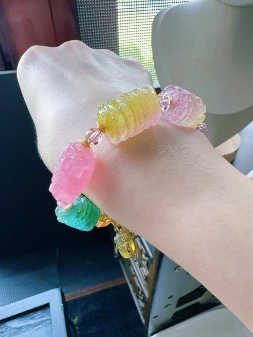 52.23g 雕刻碧玺手链 商品图8