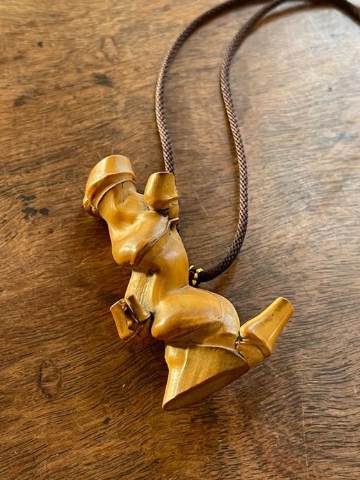 竹根雕人形吊坠，顺丰包邮 商品图5