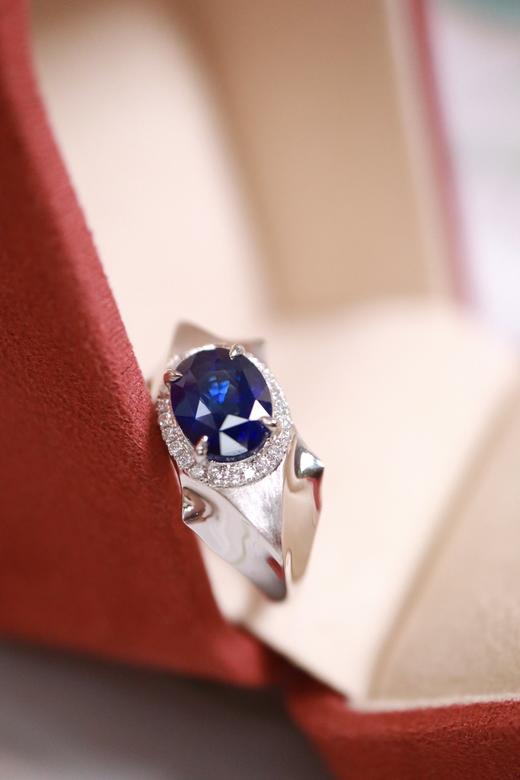 2.52ct 蓝宝石戒指 商品图0