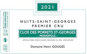「跨境」2021昂丽故知酒庄夜圣乔治波雷园红葡萄酒 Henri Gouges Nuits st Georges 1er Cru Clos des Porrets St Georges