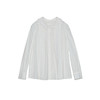 谜底白衬衫长袖女士2024秋新品复古田园风荷叶边领衬衣243MC1007 商品缩略图4