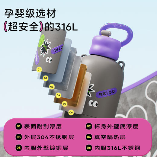 物生物胖宝杯保温暖手杯600ML 商品图3