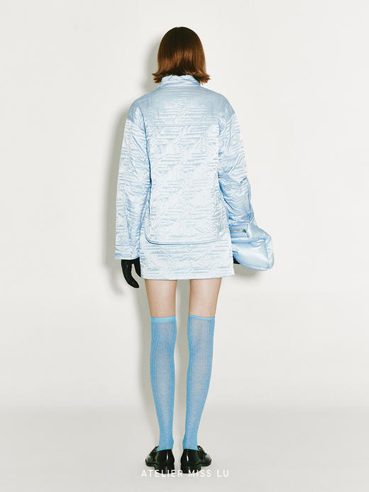 【亚特兰蒂斯】冰川蓝绗缝夹棉外套 商品图2