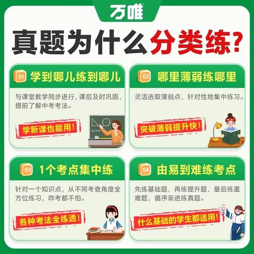 2025万唯中考真题分类卷中考试题研究初中全国通用 商品图1