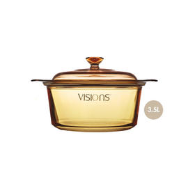 康宁玻璃锅晶彩透明炖汤锅炖盅炒锅明火直烧家用耐高温易清洗单锅