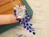 523149 皇家蓝蓝宝石胸针/吊坠 石重：7.27ct，总重：10.71g，钻石：0.12ct/12颗 18K白金，真金真钻石 超值价：24280 商品缩略图0
