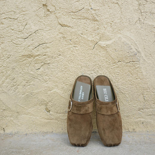 BIUCILI「慵懒sofa」原创设计复古手工舒适包头穆勒鞋平底女拖鞋 商品图4