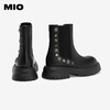 MIO米奥小众设计金属钮钉圆头厚底切尔西靴美拉德靴子女M245642022 商品缩略图3
