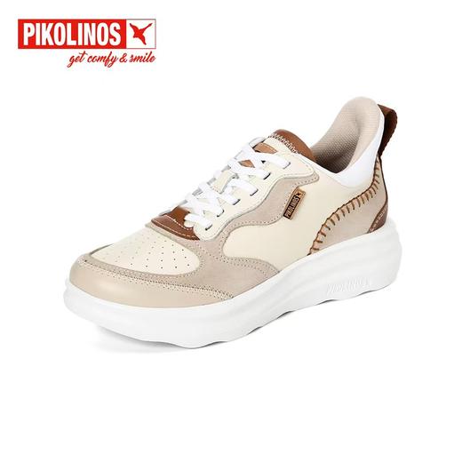 【Pikolinos 】  B3F  |  派高雁秋季多材质拼接深口圆头系带拼色运动鞋PL243001 商品图1