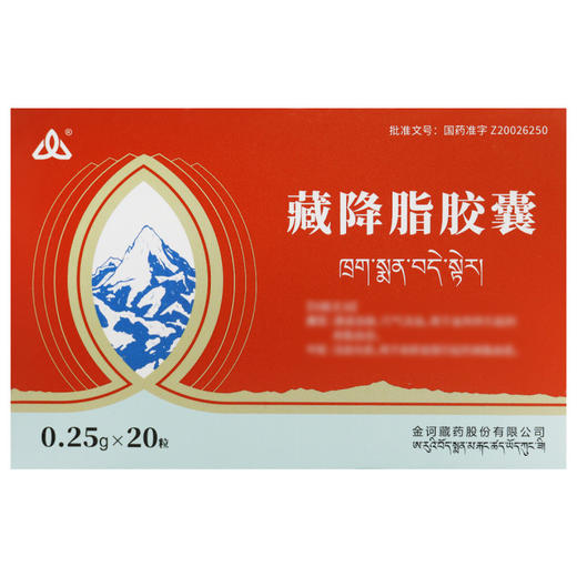 藏降脂胶囊，每粒装0.25g*10粒/板*2板， 商品图3