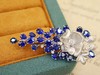 523149 皇家蓝蓝宝石胸针/吊坠 石重：7.27ct，总重：10.71g，钻石：0.12ct/12颗 18K白金，真金真钻石 超值价：24280 商品缩略图1
