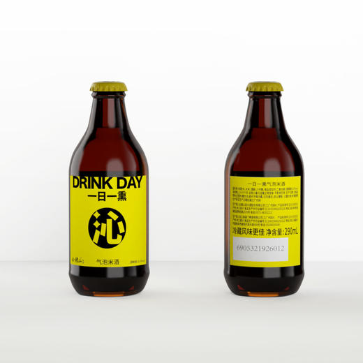 会稽山官旗  正宗米酒一日一熏气泡米酒 290ml*12瓶装零卡糖微醺酒冰饮酒 商品图2