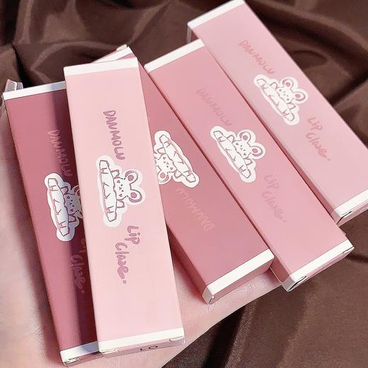 【29.9元抢！熊熊派对唇釉套装】五支装独立包装唇釉套装，植绒小刷头更加贴合唇釉易上妆，哑光雾面丝绒学生党显白平价滋润网红口红QQ 商品图4