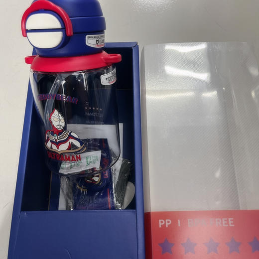 特价.杯具熊开口笑双饮塑料杯680ml  RT115-680（颜色，样式随机发） 商品图1