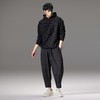 PINLI品立秋季新款流苏连帽套头卫衣男潮牌宽松休闲帽衫上衣B243109022 商品缩略图3