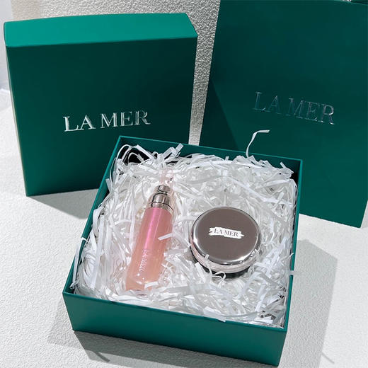 【全球购*部分规格送礼盒礼袋拉菲草】LA MER海蓝之谜唇部精华7ml唇蜜+海蓝之谜润唇霜5g/9g·现货速达 商品图9