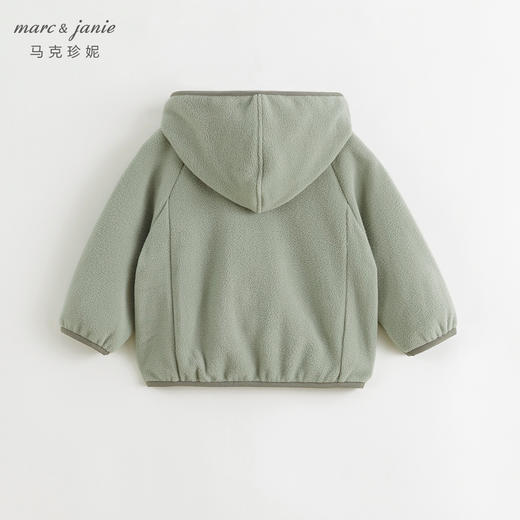 马克珍妮男童可爱萌趣双面摇粒绒外套2024年秋冬新款241065 商品图2