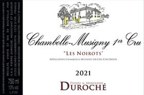 「跨境」2021巨石酒庄香波慕丝尼诺伊罗红葡萄酒 Pierre & Marianne Duroche Chambolle Musigny 1er C Noirots