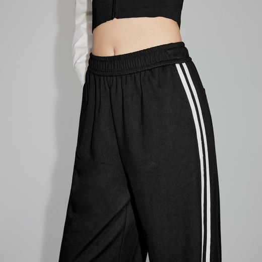 【积分换购不退货】【特惠不退货】伊芙丽春秋直筒休闲阔腿裤1F3150071 商品图2