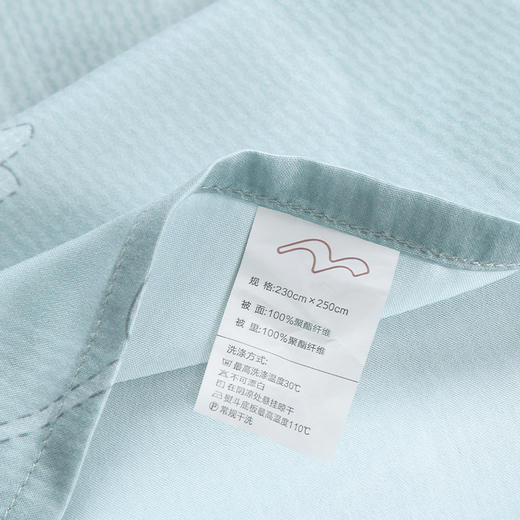 水星家纺林间溢彩全涤磨毛抗菌四件套200*230cm【分仓直发，72小时发货，周末节假日不发货】 商品图5