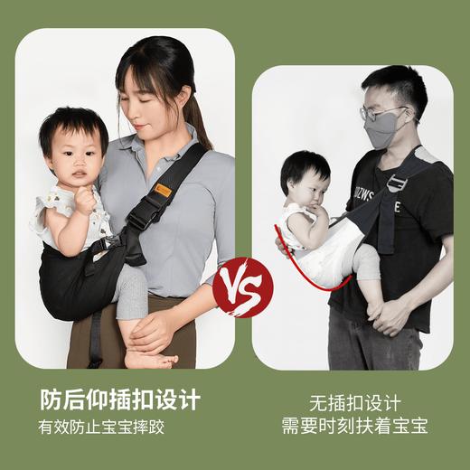 依倍纳同款宝宝背带外出抱娃神器解放双手婴儿坐凳腰凳多功能四季通用 商品图2
