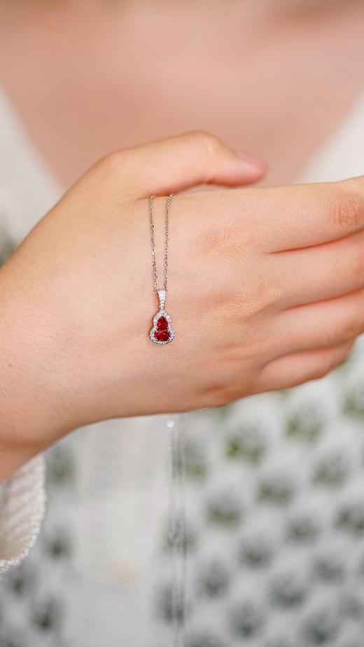 0.68ct 红宝石吊坠 商品图2