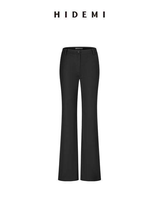 HIDEMI 显瘦宽松微喇叭中低腰弹力针织长裤神裤 商品图5