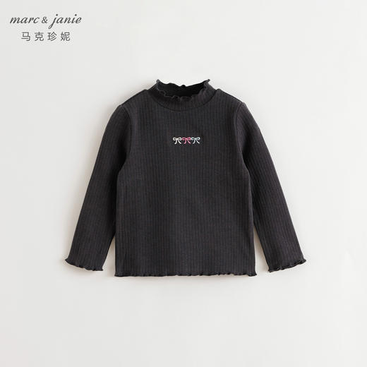 【德绒发热】马克珍妮女童甜美花边打底衫2024年秋装新款241528 商品图4