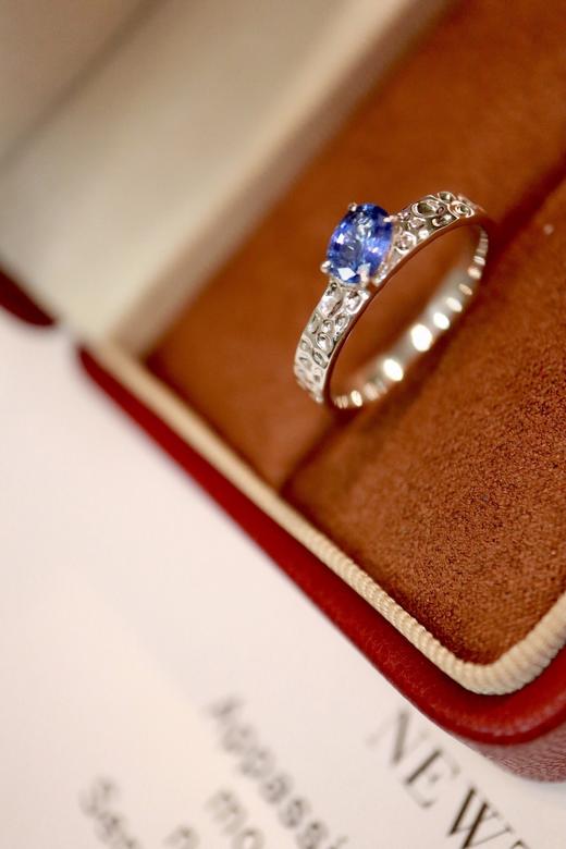 0.58ct 蓝宝石戒指 商品图8