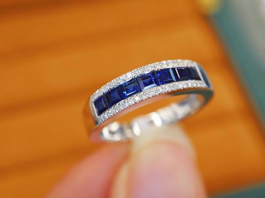 1.10ct 3.59g 蓝宝石戒指 商品图3