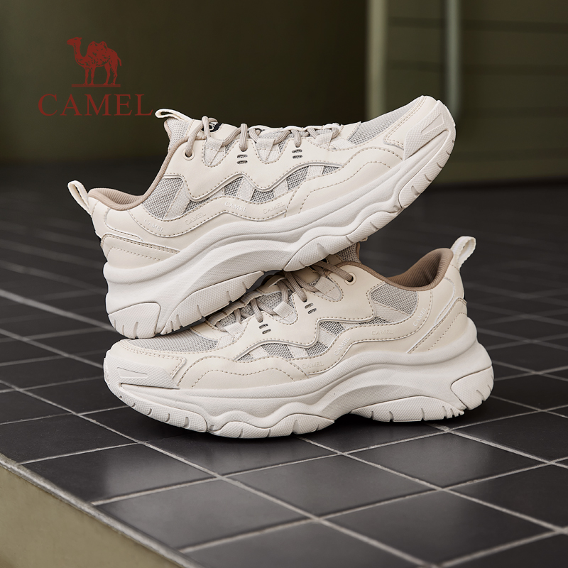骆驼2025秋季新款轻潮增高厚底回弹止滑时尚运动休闲老爹鞋男 G14A852685