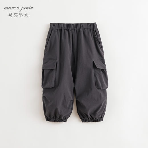 马克珍妮男女童机能风立体口袋工装裤2024年秋装新款241239 商品图3