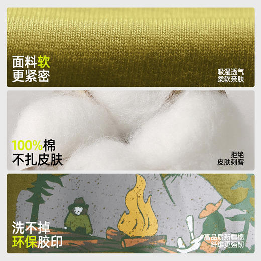 【“主题印花“ 山丘】儿童山系百搭T恤 PQTX2424 商品图4