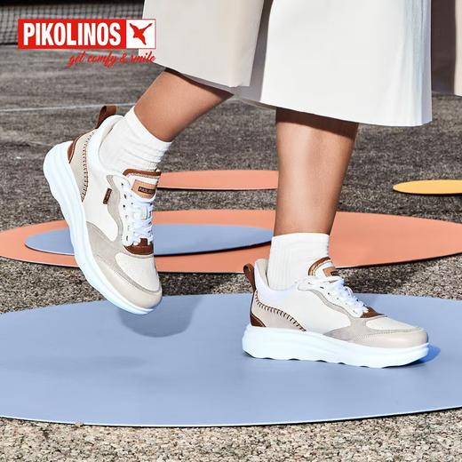 【Pikolinos 】  B3F  |  派高雁秋季多材质拼接深口圆头系带拼色运动鞋PL243001 商品图0