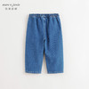 马克珍妮男童可爱小熊休闲纯棉牛仔直筒裤2024年秋装新款241298 商品缩略图1