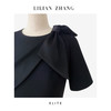 E系列-定制——轻礼服——优雅绽放——黑天鹅蝴蝶结连衣裙 2401153 商品缩略图3