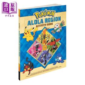 预售 【中商原版】宝可梦活动书 阿罗拉地区 英文原版 Pokemon Alola Region Activity Book Lawrence Neves 益智游戏 