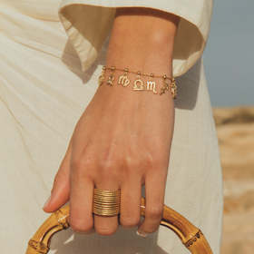 北京仓｜Agapee-ETÉREA-24k镀金 宽戒指［法国设计师］