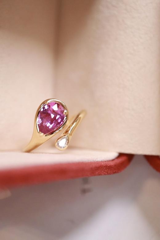 1.19ct 帕帕拉恰戒指 商品图3