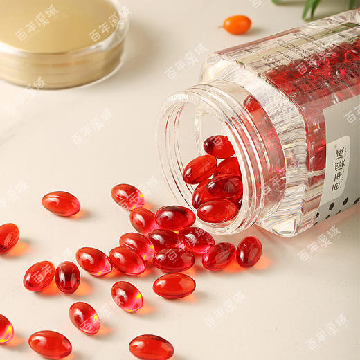 s【优选】百年溪域沙棘果油凝胶糖果78g/瓶 商品图3