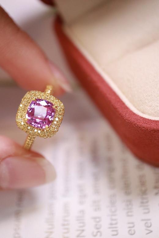 1.34ct 蓝宝石戒指 商品图1