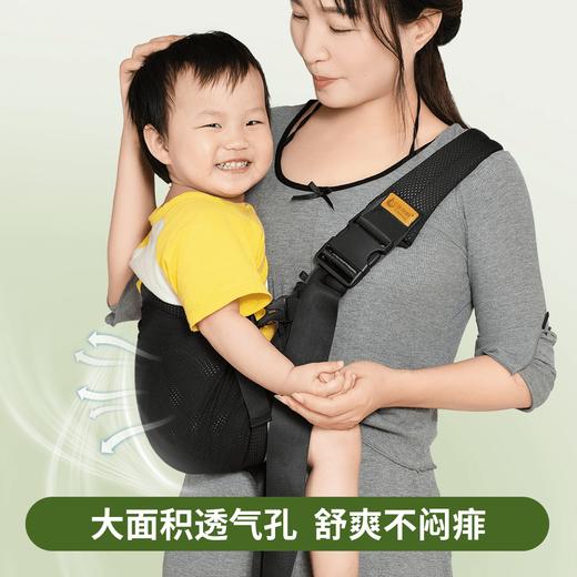 依倍纳同款宝宝背带外出抱娃神器解放双手婴儿坐凳腰凳多功能四季通用 商品图1