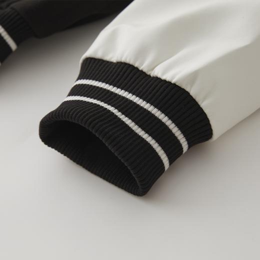 YKYB黄子韬拼接呢料耐磨挺括黑白撞色美式宽松百搭外套夹克 商品图6