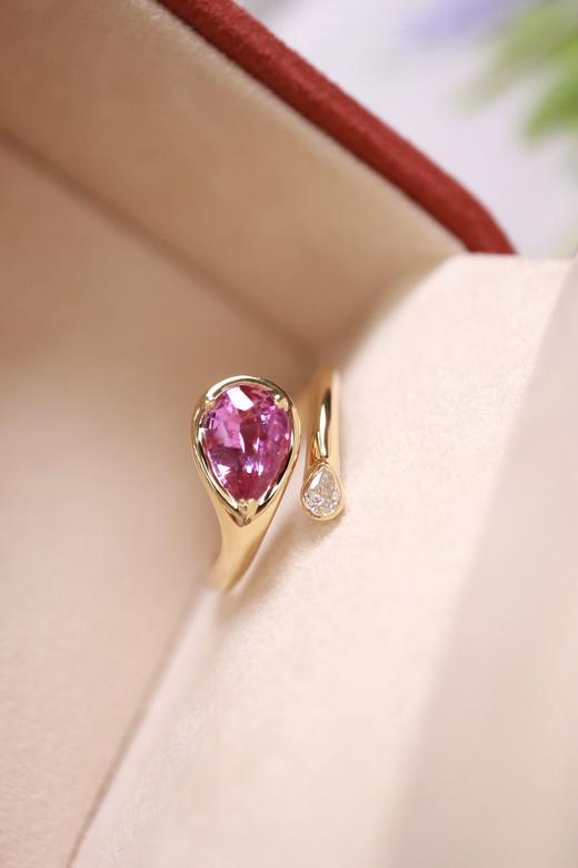 1.19ct 帕帕拉恰戒指 商品图0