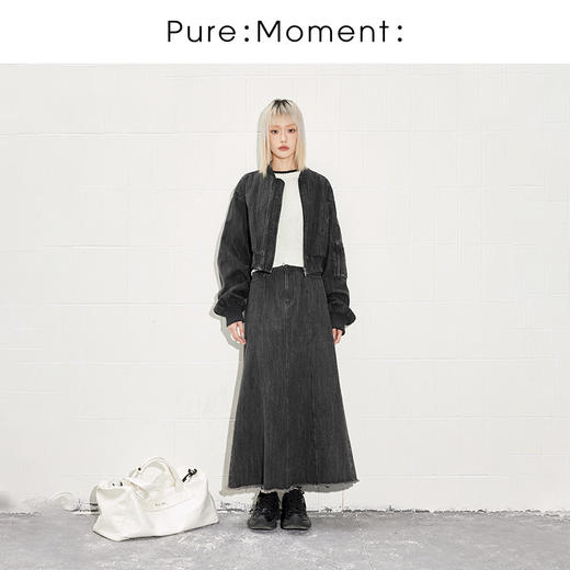 【商场同款】麦檬春秋牛仔长裙4F2140421 商品图1