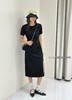 74L20106#侧抽绳连衣裙 商品缩略图0