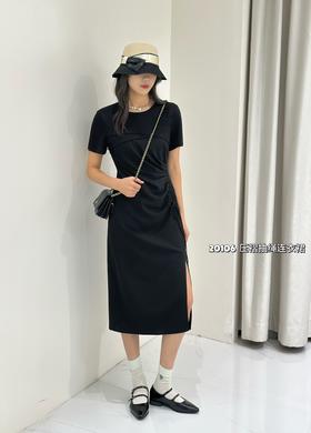 74L20106#侧抽绳连衣裙