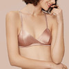 金三塔里外桑蚕丝真丝无钢圈文胸三角杯法式性感薄款美背光面内衣（限价款） NSF8A301 商品缩略图1