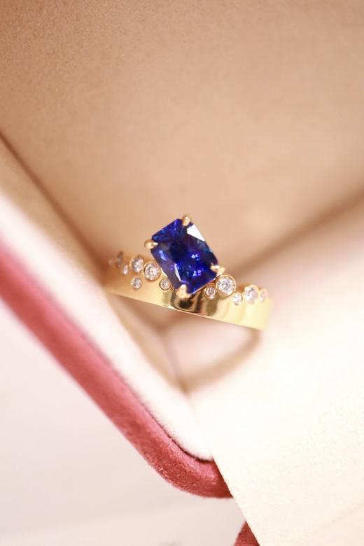 1.39ct 蓝宝石戒指 商品图7